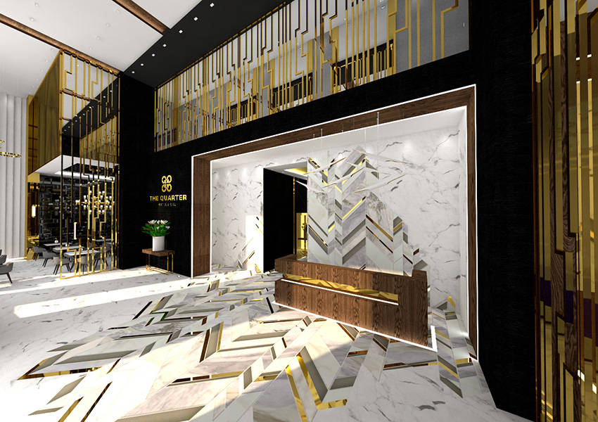 The Quarter hotel interior design © Piotr Gieraltowski, Extractdesign